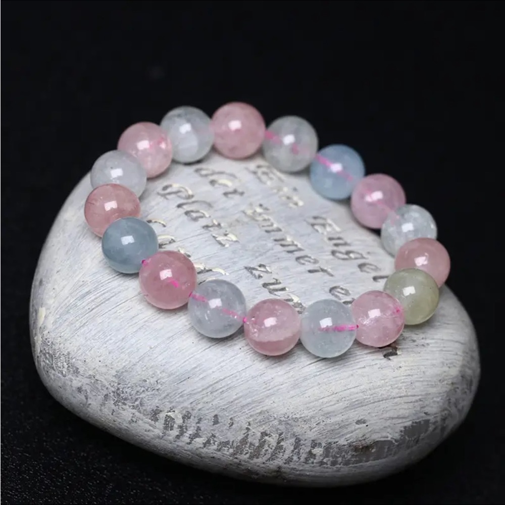 Morganite bracelet
